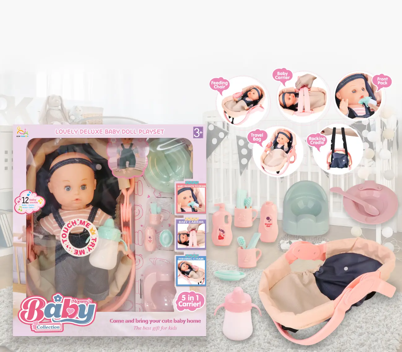 Baby Doll Feeding Chair