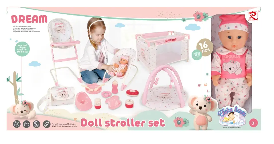 Doll Stroller Set