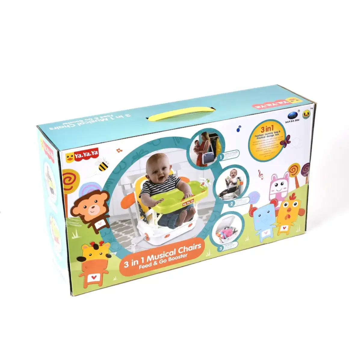 3 in 1 Musical Chair - Feed & Go Booster