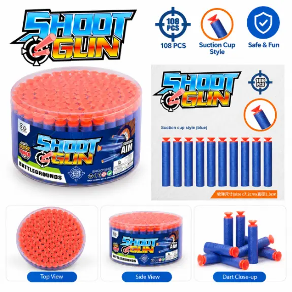 Soft Bullet 108 Pc Box