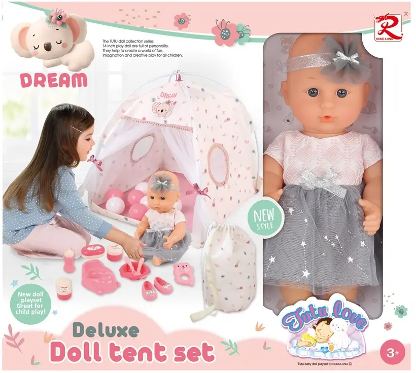 Deluxe Doll Tent Set