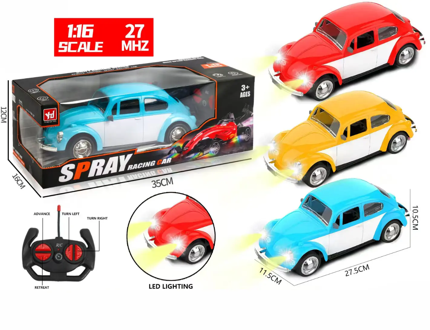 R/C Spray Racing Car