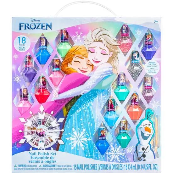 Frozen 15 Pcs Nail Polish Set With Nail Accessories 