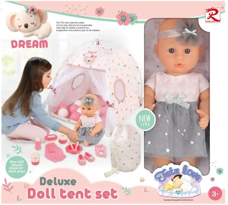 Deluxe Doll Tent Set
