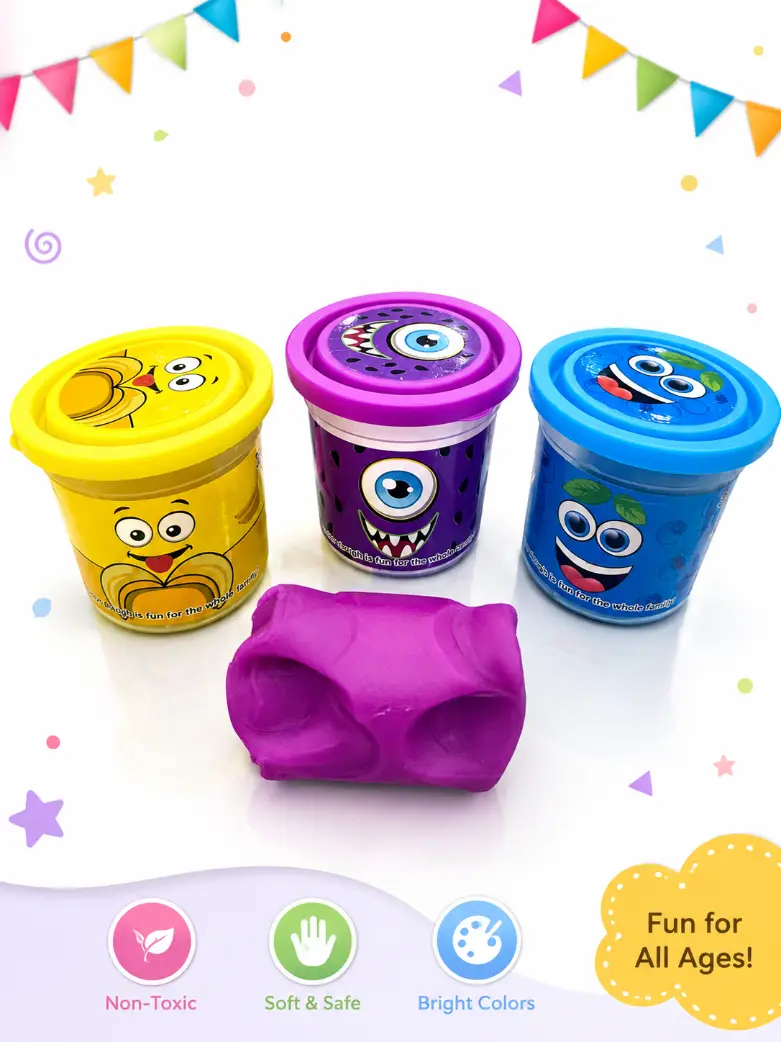 Magic Dough Clay - 3 Pcs Set