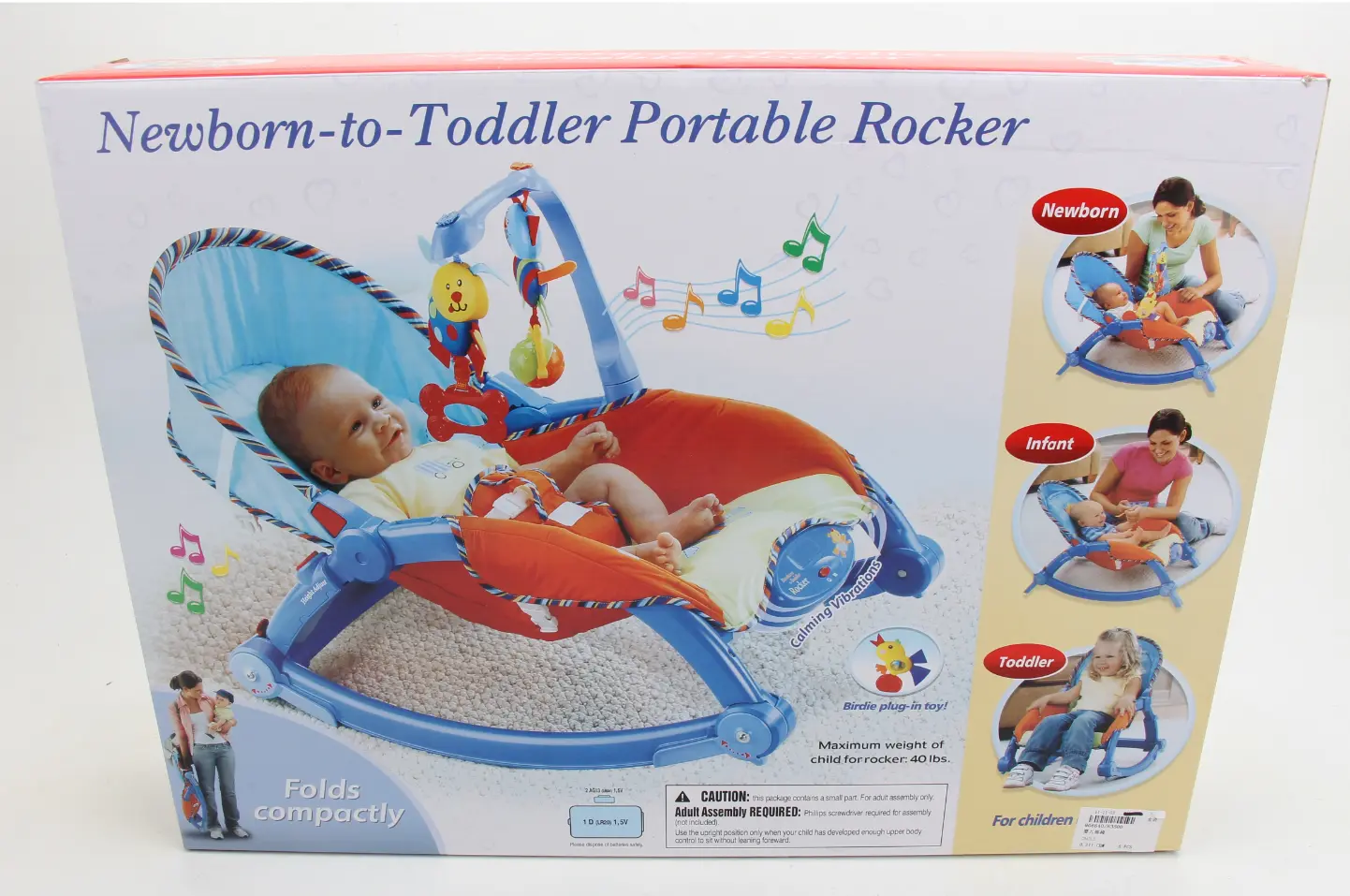 Newborn To Toddler Portable Rocker
