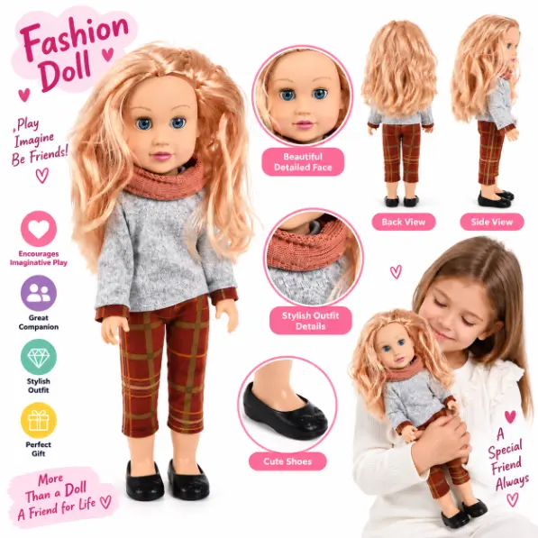 Doll May May Girl - 1 Pc