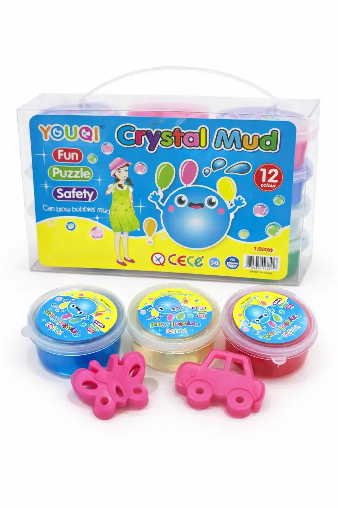 12Pcs Crystal Slime small 