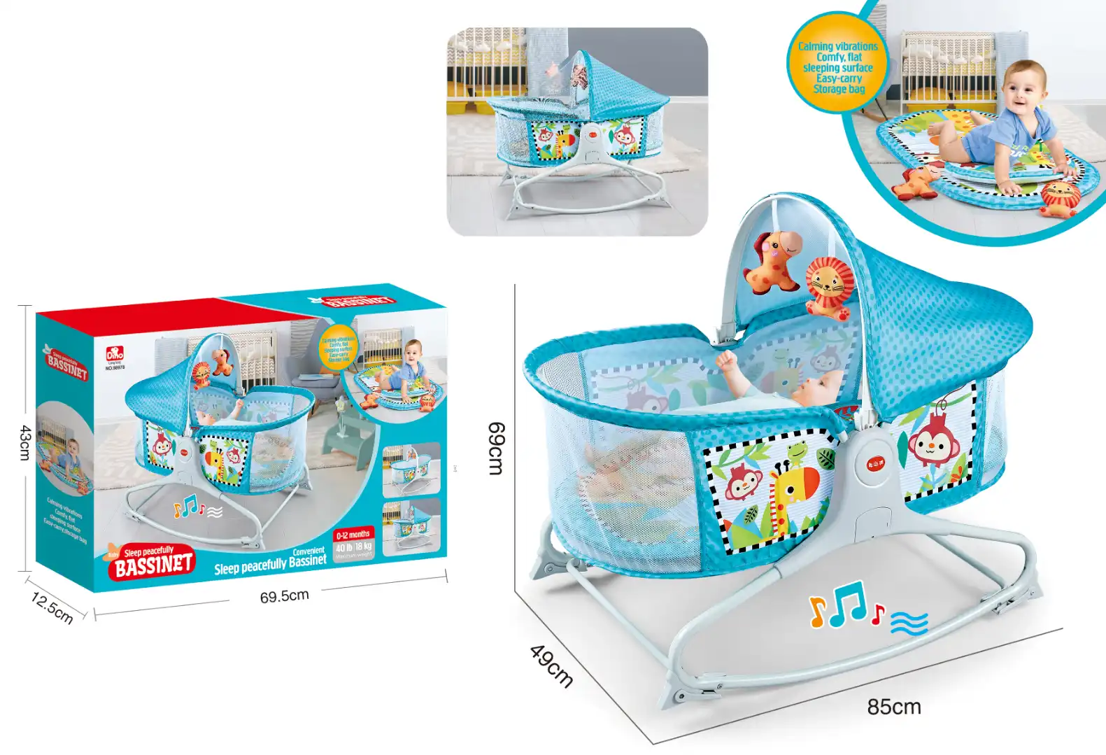 Sleep Peacefully Bassinet 