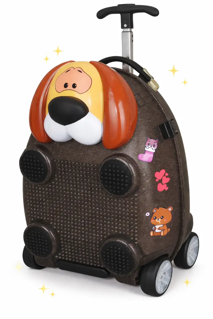 Dog Themed Rolling Suitcase 