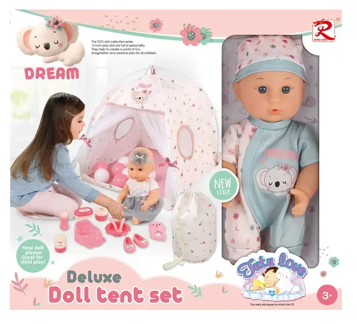 Deluxe Doll Tent Set