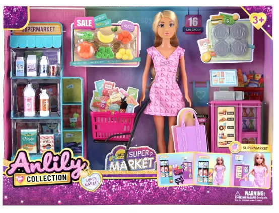 Anlily Supermarket Doll Playset