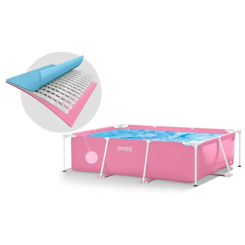 Pink Rectangular Pool - 220 x 150 x 60 cm