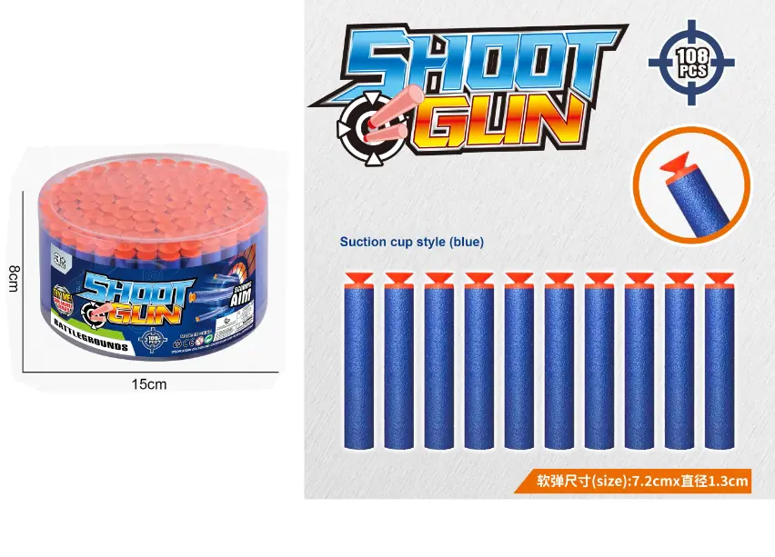 Soft Bullet 108 Pc Box