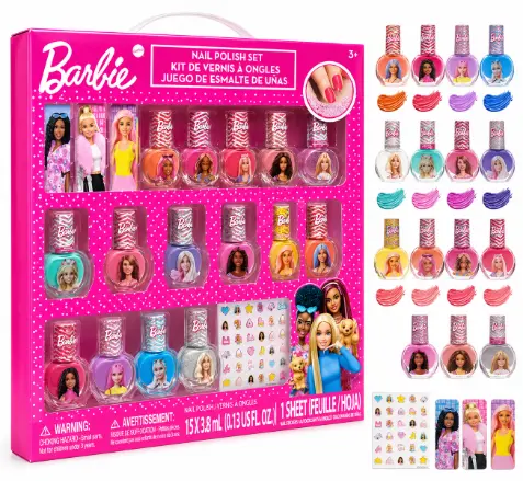 Barbie 18 Pcs Nail Polish Set 