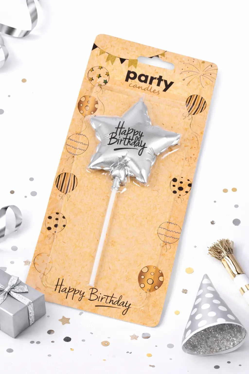 Happy Birthday Star Candle 