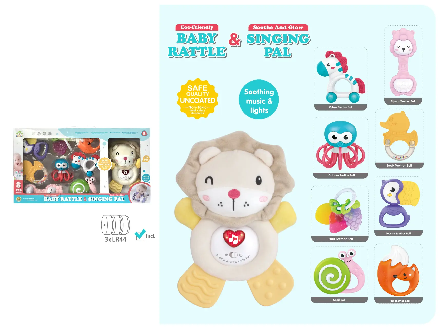 Baby Rattle & Singing Pal 