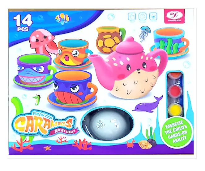 Ceramic Painted Playset 