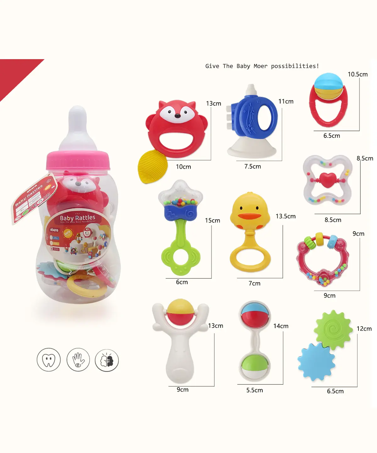 Baby Rattle 10PC 