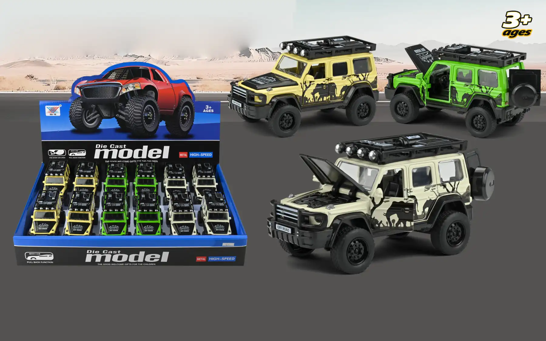 Die Cast Metal Model Jeep  - 1 Pc